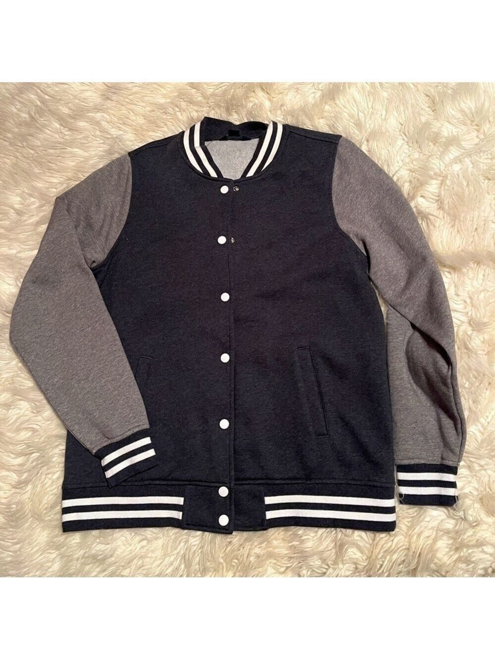 SportsTek Women’s Blue/Grey Baseball Diamond Jacket. Size L - Picture 2 of 5